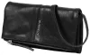 Burkely Nalan fekete női bőr válltáska, crossbody 20 × 9 × 3 cm