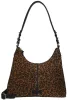 Burkely Animo Hobo leopárd mintás női bőr válltáska 30 × 20 × 9 cm