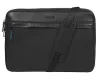 Burkely Bold Bobby Sleeve fekete bőr laptoptáska, oldaltáska 15.6"  39 x 28 cm
