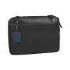Burkely Bold Bobby Sleeve fekete bőr laptoptáska, oldaltáska 15.6"  39 x 28 cm