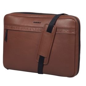   Burkely Bold Bobby Sleeve konyakbarna bőr laptoptáska 15.6"  39 x 28 cm