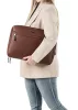 Burkely Bold Bobby Sleeve konyakbarna bőr laptoptáska 15.6"  39 x 28 cm