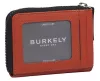 Burkely On The Move piros színű, bőr pénztárca, kártyatartó, RFID védelemmel