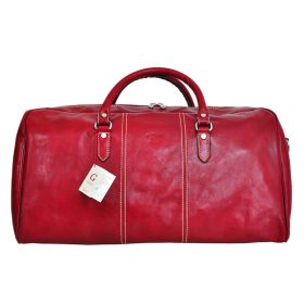 Gregorio 130/0788 bordó bőr utazótáska 55 x 28 x 26 cm