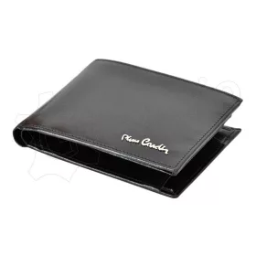   Pierre Cardin férfi bőr pénztárca, fekete, 12,5 × 9,5 cm
