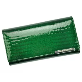 Gregorio GF102 fekete női bőr pénztárca 18.5 x 10 x 3 cm