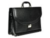 Stefania B580 BY fekete uniszex bőr aktatáska 42 x 32 x 15 cm
