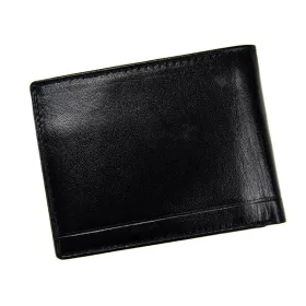   Rovicky CPR-023-BAR RFID fekete férfi bőr pénztárca 11 x 8.5 x 2 cm