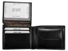 Rovicky CPR-023-BAR RFID fekete férfi bőr pénztárca 11 x 8.5 x 2 cm