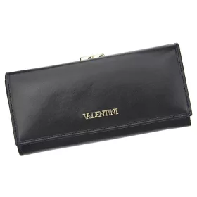   Valentini 5702 G18 fekete női bőr pénztárca 18.5 x 9 x 4 cm