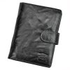 Always Wild N4L-BC RFID fekete férfi bőr pénztárca 10.3 x 12.7 x 2.5 cm