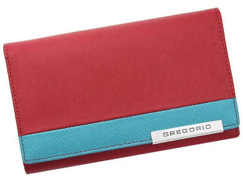 Gregorio FRZ-112 piros női bőr pénztárca 15 x 9.5 x 3.8 cm