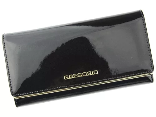 Gregorio ZLL-100 barna női bőr pénztárca 18.5 x 9.5 x 3.5 cm