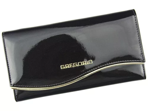Gregorio ZLF-100 sötétbarna női bőr pénztárca 18.5 x 9.5 x 3.5 cm 