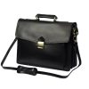 Gregorio Art.6 fekete férfi bőr aktatáska 40 x 31 x 16 cm