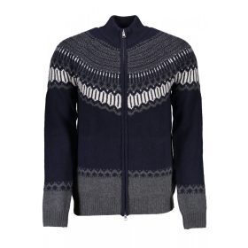 Gant férfi cipzáros, kötött pulóver S