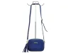 Pierre Cardin FRZ 1501 navy női bőr válltáska, oldaltáska, crossbody 21 x 16 x 8 cm