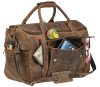 Greenburry barna bőr zsebes utazótáska