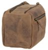 Greenburry barna bőr neszeszer, kozmetikai táska
