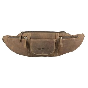 Greenburry pull-up, antik hatású bőr övtáska