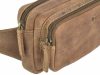 Greenburry pull-up, antik hatású barna bőr övtáska