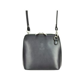   Barberinis 1702 szürke női bőr válltáska, oldaltáska 17 x 16 x 8.5 cm