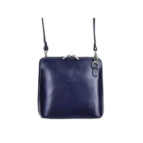   Barberinis 1702 navy női bőr válltáska, oldaltáska 17 x 16 x 8.5 cm