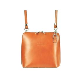   Barberinis 1702 világosbarna női bőr válltáska, oldaltáska 17 x 16 x 8.5 cm