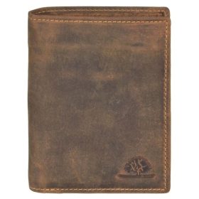 Greenburry álló bőr pénztárca, barna