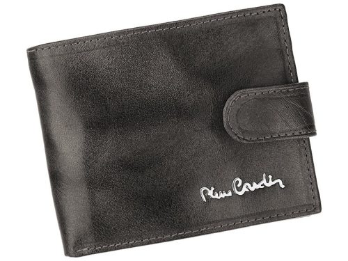 Pierre Cardin FOSSIL TILAK12 323A RFID szürke férfi bőr pénztárca 11 x 8 x 2 cm