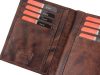Pierre Cardin FOSSIL TILAK12 331 RFID kék férfi bőr pénztárca 10,5 x 12,7 cm