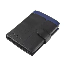   Pierre Cardin SAHARA TILAK14 326A fekete-piros férfi bőr pénztárca 9,8 x 13  cm