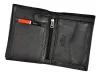 Pierre Cardin SAHARA TILAK15 326 fekete-piros férfi bőr pénztárca 9,8 x 13 cm