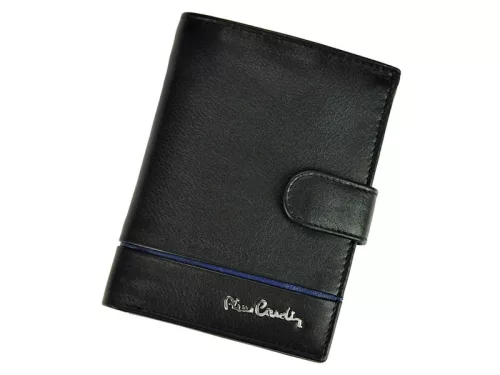 Pierre Cardin SAHARA TILAK15 326A fekete férfi bőr pénztárca 10 x 13 cm