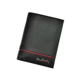   Pierre Cardin SAHARA TILAK15 331 fekete-piros férfi bőr pénztárca 9.7 x 13 x 2.8 cm
