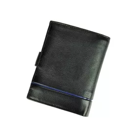   Pierre Cardin SAHARA TILAK15 331A fekete-piros férfi bőr pénztárca 10,5 x 13  cm