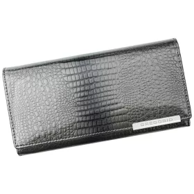 Gregorio GF106 szürke női bőr pénztárca 19 x 10 x 3 cm