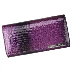 Gregorio GF106 szürke női bőr pénztárca 19 x 10 x 3 cm