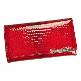   Gregorio GF114 piros lakkbőr női pénztárca 17.5 x 9.5 x 3.3 cm