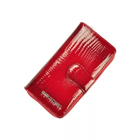   Gregorio GF116 piros lakkbőr női pénztárca 9.5 x 17 x 3.3 cm