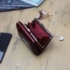 Gregorio GF117 piros lakkbőr női pénztárca 12.5 x 8 x 3.5 cm