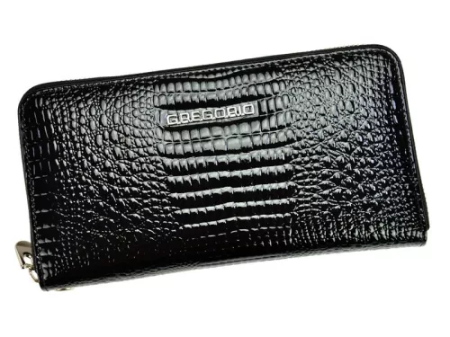 Gregorio GF119 fekete női bőr pénztárca 20 x 10.5 x 2.8 cm