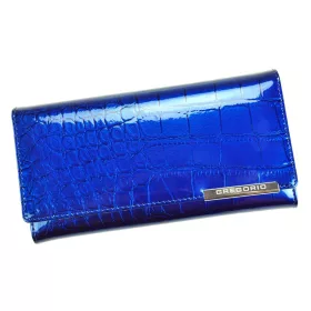   Gregorio BC-100 kék női bőr pénztárca 18.5 x 9.5 x 3.5 cm