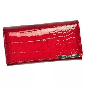   Gregorio BC-102 piros női bőr pénztárca 18.5 x 9.5 x 3.5 cm