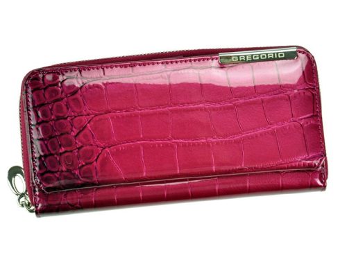 Gregorio BC-111 magenta női bőr pénztárca 19 x 9.5 x 3 cm