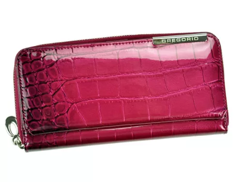 Gregorio BC-111 magenta női bőr pénztárca 19 x 9.5 x 3 cm