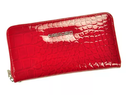 Gregorio BC-119 piros női bőr pénztárca 19.5 x 10.5 x 2.5 cm