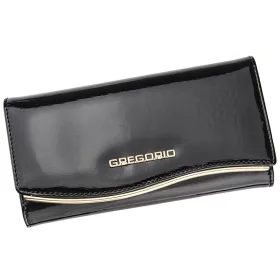   Gregorio ZLF-106 fekete női bőr pénztárca 19 x 10 x 3.5 cm
