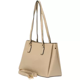   Pierre Cardin bézs rostbőr női kézitáska, válltáska 36 x 21 x 10 cm