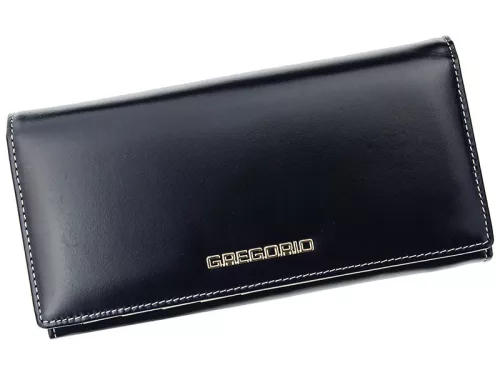 Gregorio N106 kék női bőr pénztárca 19 x 10 x 3 cm